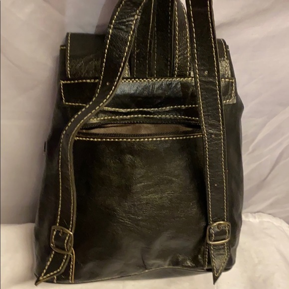 Moroccan Leather Backpack - Picture 6 of 15